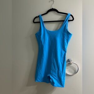 Autonet blue workout one piece gym wear